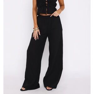 White Fox Secret Society Pants Black | xxs